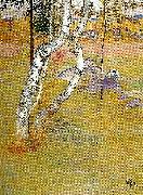 Carl Larsson bjorkarna France oil painting artist